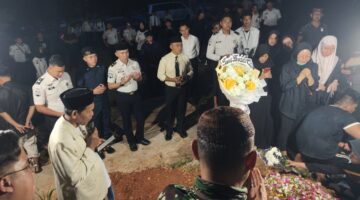 Rutan Baturaja Laksanakan Upacara Pemakaman Alm. Ka. KPLP Lapas Sekayu
