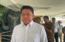 Gubernur Sumatera Selatan Herman Deru saat diwawancarai langsung, Jum’at (2/10/2026). Foto: Tia
