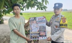 Cegah Kebakaran Hutan dan Lahan, Polsek Buay Madang Timur Gencarkan Sosialisasi dan Sebar Maklumat ke Warga