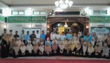 Pengurus dan anggota BKPRMI Sumsel foto bersama di Masjid Khairul Amal,Sabtu(03/09/2026).