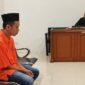 Saat terdakwa Taufik jalani sidang perdana di PN Palembang, Senin (5/10/2026)
