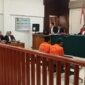Saat dua terdakwa dihadirkan disidang PN Palembang,Senin (5/10/2026)
