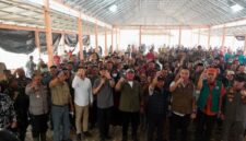 Foto. Sebanyak 1.470 personel regu yang Hadir saat di desa sungai Bungin kecamatan pangkalan lampam