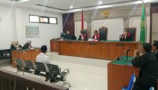 Saat Terdakwa Fika Nur Alawi memberikan kesaksiannya disidang PN Tipikor Palembang, Rabun(7/9/2026)