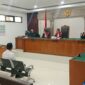 Saat JPU bacakan tuntuntan pidana dipersidangan yang digelar di PN Tipikor Palembang, Rabu (7/10/2026)