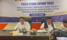 Desak Solusi Permanen Karhutla, Wamen LH dan Gubernur Sumsel Kumpulkan 43 Petinggi Korporasi
