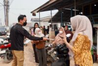 Foto, Bupati OKI Munchendi, saat meninjau lokasi karhutla di Desa Pulau Beruang, Kecamatan Tulung Selapan,