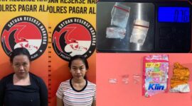 fhoto (ist/polres pagar alam) :dua wanita diamankan polres pagar alam atas tindak pidana narkotika