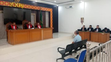 Saat Majelis Hakim Bacakan putusan disidang PN Tipikor Palembang, Kamis (8/10/2026)