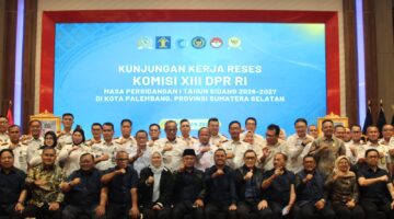 Karutan Baturaja Hadiri Kunjungan Kerja Reses Komisi XIII DPR RI