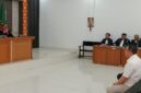 Saat kedua terdakwa jalani sidang perdana di PN Tipikor Palembang, selasa (13/10/2026)