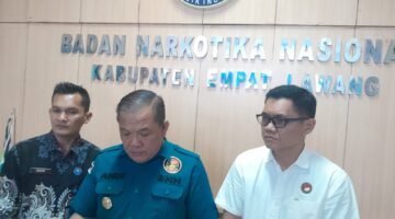 BNN Empat Lawang Ajak Masyarakat Perkuat Bejeghum P4GN Bersinar