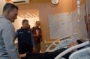 Wartawan Tribun Sumsel Rahmad Kurniawan dirawat di RS Bhayangkara Palembang.