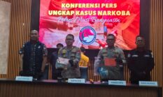 Polres Muba Tangkap Bandar Sekaligus Barang Bukti Narkotika Jenis Sabu Seberat 1.7 Kilogram Di Desa Tebing Bulan