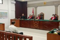 Saat terdakwa Jalani sidang di PN Tipikor Palembang, Rabu (14/10/2026)