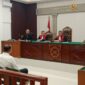 Saat terdakwa Jalani sidang di PN Tipikor Palembang, Rabu (14/10/2026)
