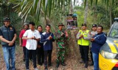 Cegah Karhutla, Unsur Muspika Buay Madang Timur Gelar Patroli Mitigasi dan Pasang Spanduk Imbauan