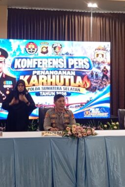 Polda Sumsel Dalami 16 Korporasi Karhutla, PT RAS Jadi Satu-satunya Perusahaan yang Direkturnya Tersangka