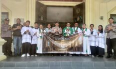Pererat Toleransi, Polsek Buay Madang Timur Gelar ‘Minggu Kasih’ dan Sosialisasikan Program ‘3 Zero’ di Gereja Trinitas