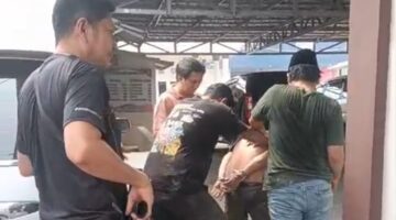 Foto pelaku saat diringkus