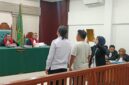 Foto dua orang saksi dihadirkan disidang di PN palembang Senin (19/10/2026)