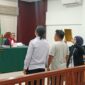 Foto dua orang saksi dihadirkan disidang di PN palembang Senin (19/10/2026)