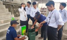 Warga Binaan Rutan Kelas IIB Baturaja Ubah Sampah Sisa Dapur Menjadi Pupuk