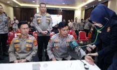 HUT ke-75 Humas Polri, Kapolda Sumsel Ajak 42 Jurnalis Berbagi Lewat Donor Darah