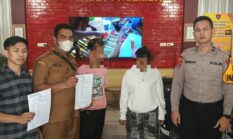 Pasutri Diduga Curi Tas di RS Bari Palembang