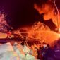 fhoto (ist/dok) : salah satu gedung barang bekas di kota pagar alam hangsu terbakar