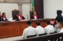 Saat kelima terdakwa Jalani sidang perdana di PN Tipikor Palembang, Rabu (20/10/2026)