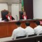 Saat kelima terdakwa Jalani sidang perdana di PN Tipikor Palembang, Rabu (20/10/2026)