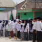 Foto suasana saat santri memperingati hari Santri Nasional di ponpes An-nur di Desa Tebing kec.Lempuing. kabupaten OKI