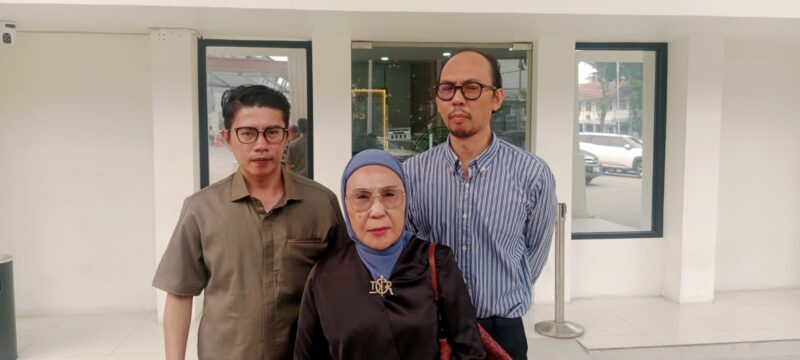 Kuasa hukum pemohon, Albert John Lorenz, Titis Rachmawati, SH, MH, saat ditemui di PN Palembang, Jumat (23/10/2026).