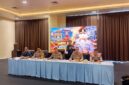 Kapolda Sumsel Irjen Pol Rony Samtana saat memimpin press release di Polda Sumsel.