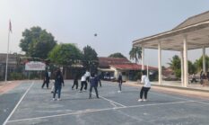 Bersama Warga Binaan Rutan kelas IIB Baturaja Gelar Olaharga Gerak Bersama Sehat Bersama