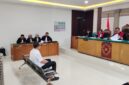 Saat JPU bacakan dakwaan terdakwa Yudi Kurniawan disidang PN Tipikor Palembang, senin (26/10/2026)