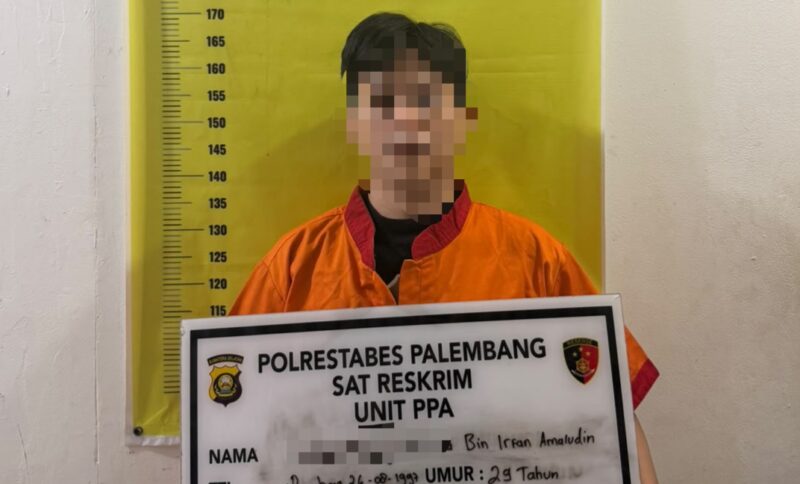 Diduga Setubuhi Anak di Bawah Umur, AW Ditangkap Unit PPA Polrestabes Palembang