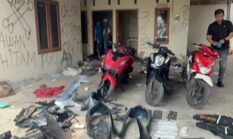 Bobol Toko dan Gasak Tiga Motor Operasional, Enam Pelaku Curat Dibekuk Jatanras Polda Sumsel