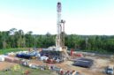 Rig PDSI #43.3/AB1500-E milik PT Pertamina Drilling Services Indonesia (Pertamina Drilling) saat beroperasi pada pengeboran sumur pengembangan BNG-084 di Struktur Benuang, Field Adera, Sumatera Selatan. 27/10/2026. Foto: PDSI