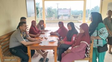 Jadi Agen Perlinsos, Warga Dari Pelosok Desa Datangai Polsek Plakat Tinggi.