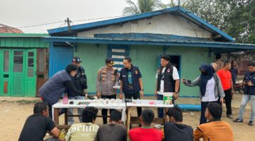 Foto lokasi dan warga yang hasil tes urine positi