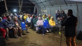 fhoto : walikota bersama jajaran pemerintah launching titik nol pendakian puncak dempo