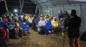 fhoto : walikota bersama jajaran pemerintah launching titik nol pendakian puncak dempo