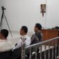 Saat ketiga terdakwa Jalani sidang perdana di PN Tipikor Palembang, Rabu (28/10/2026)
