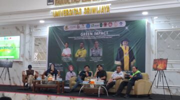 Soroti Dampak Buruk Karhutla Sumsel, Mafesripala Gelar Seminar Umum Green Impact di Unsri Palembang