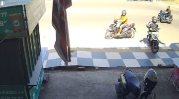 Foto pelaku terekam cctv