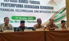 KY Gelar Diskusi Publik di Palembang, Bahas Penguatan Kewenangan dan Integritas Peradilan