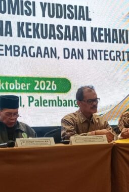 KY Gelar Diskusi Publik di Palembang, Bahas Penguatan Kewenangan dan Integritas Peradilan