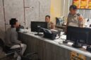 Foto korban membuat laporan Polisi